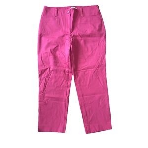 Talbots Signature Pants. Bright Coral Sz 6 Ankle Length